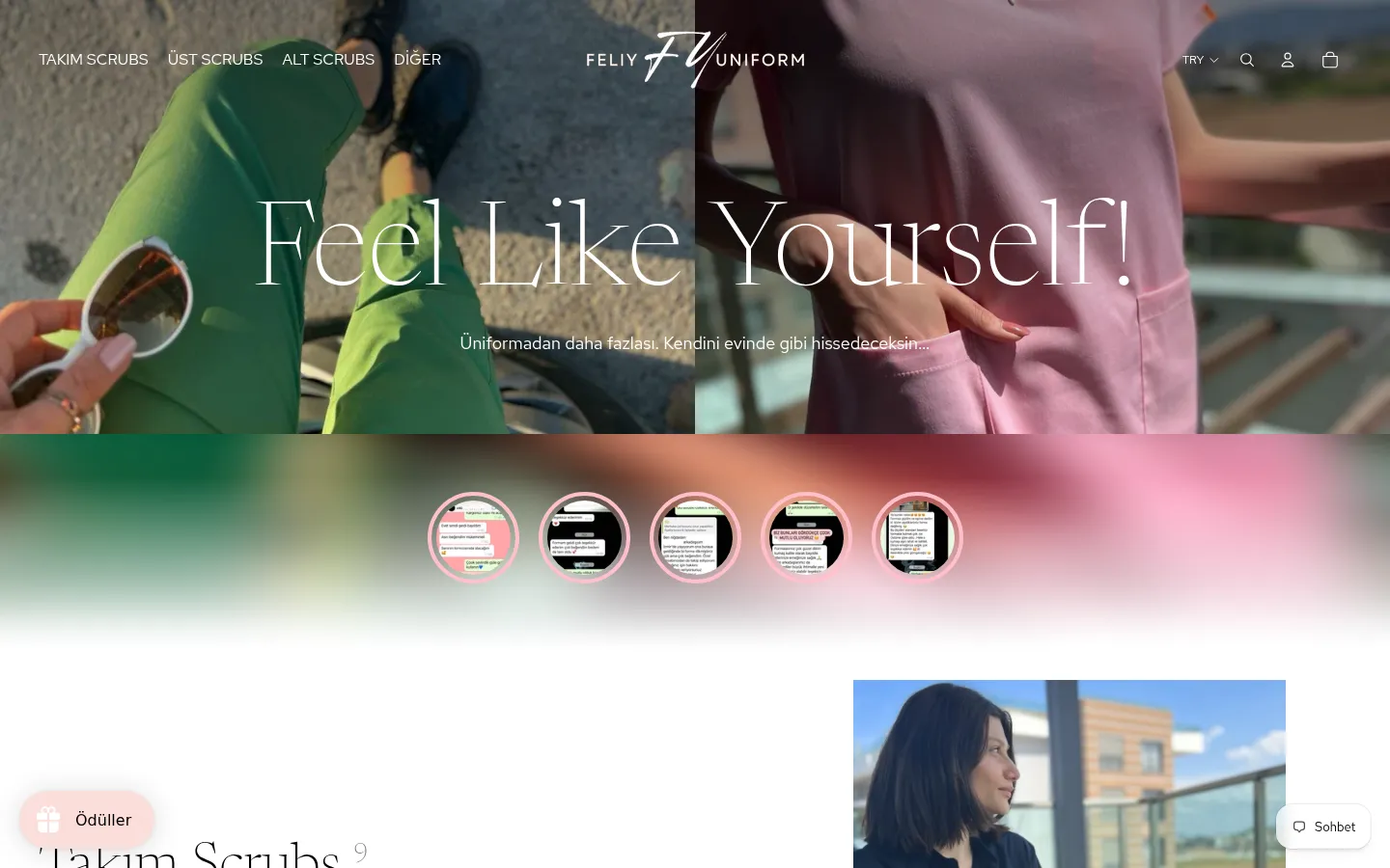 Feliy Uniform website preview