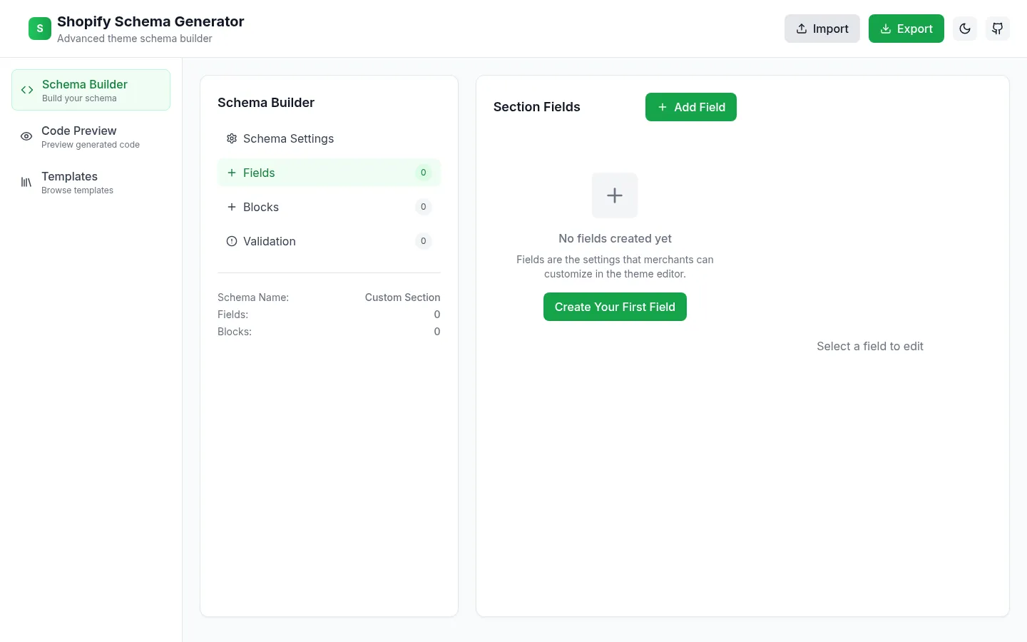 Shopify Schema Generator - Advanced Tool website preview