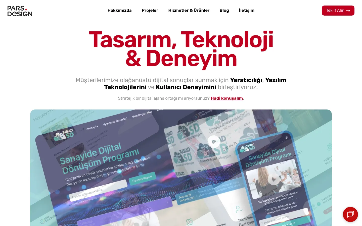Pars Design website preview